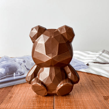 Forma De Chocolate - Forma De Chocolate Especial 3 Partes - Urso Lapidado- BWB3665